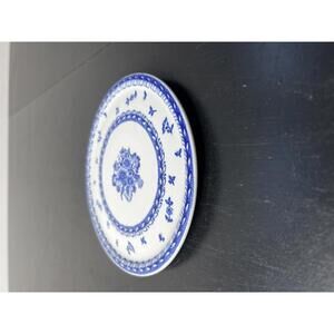Arabia Finland Blue Floral Ceramic Serving Trivet